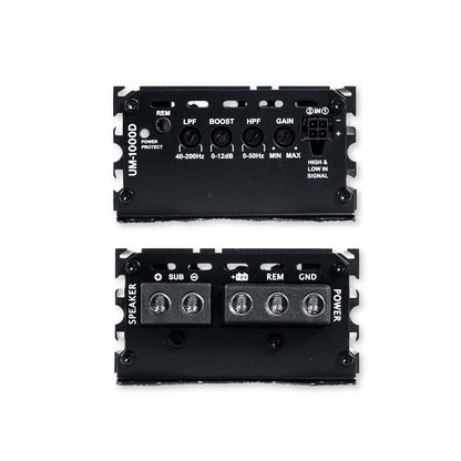 Nemesis Audio UM-1000D 1-CH Monoblock 500W RMS @ 1-Ohm Class-D Slim Amplifier