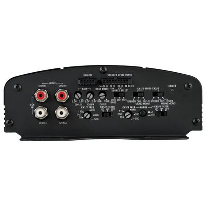Audiopipe APDLO-2504 4-Channel 2100W Max Class-A/B MOSFET Car Power Amplifier