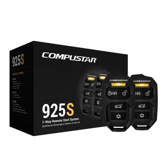 Compustar CS925-S 1-Way 4-Button All-In-One Remote Start System with 1500′ Range