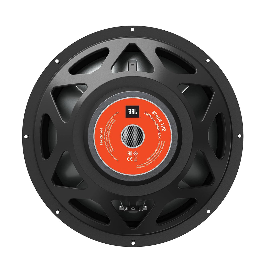 JBL Stage 122 12" 1000W Peak Single 4-Ohm Voice Coil SVC Car Audio Subwoofer