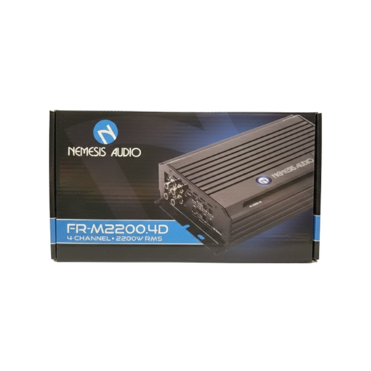 Nemesis Audio FR-M2200.4D 4-Channel 2200W RMS Class-D Full Range Car Amplifier