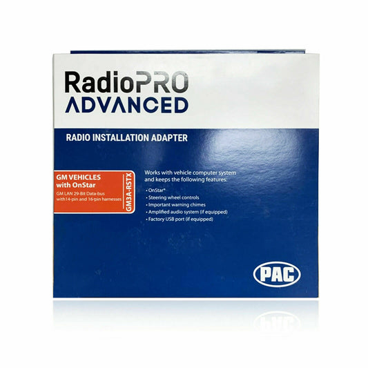 PAC GM3A-RSTX RadioPRO Advanced Interface for Select General Motors Vehicles