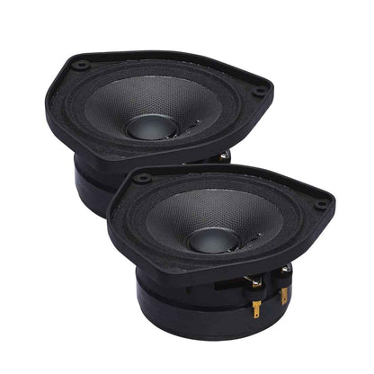 PowerBass OE-400 4" 80W Max 2-Ohm OEM Replacement Car Audio Mid-Range Speakers