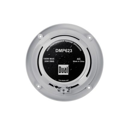 Dual MXCP132 1-DIN Digital Media Receiver w/ 6.5" Speakers Marine Audio Package