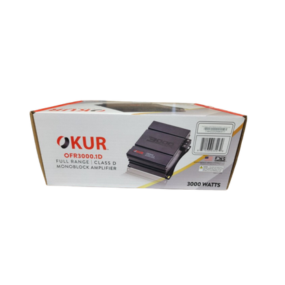 OKUR OFR3000.1D Full-Range Class D Monoblock Amplifier 3000W High-Performance