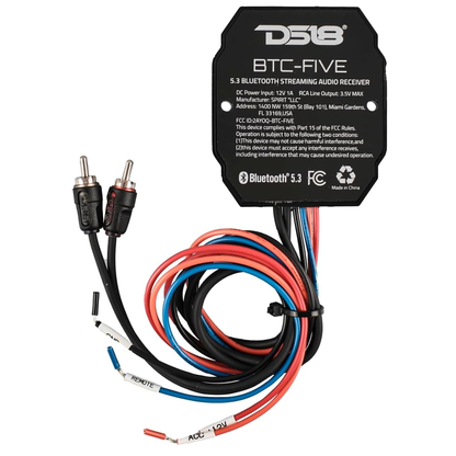 DS18 BTC-FIVE Universal IP66 Wireless Bluetooth V5.3 Digital Media Receiver