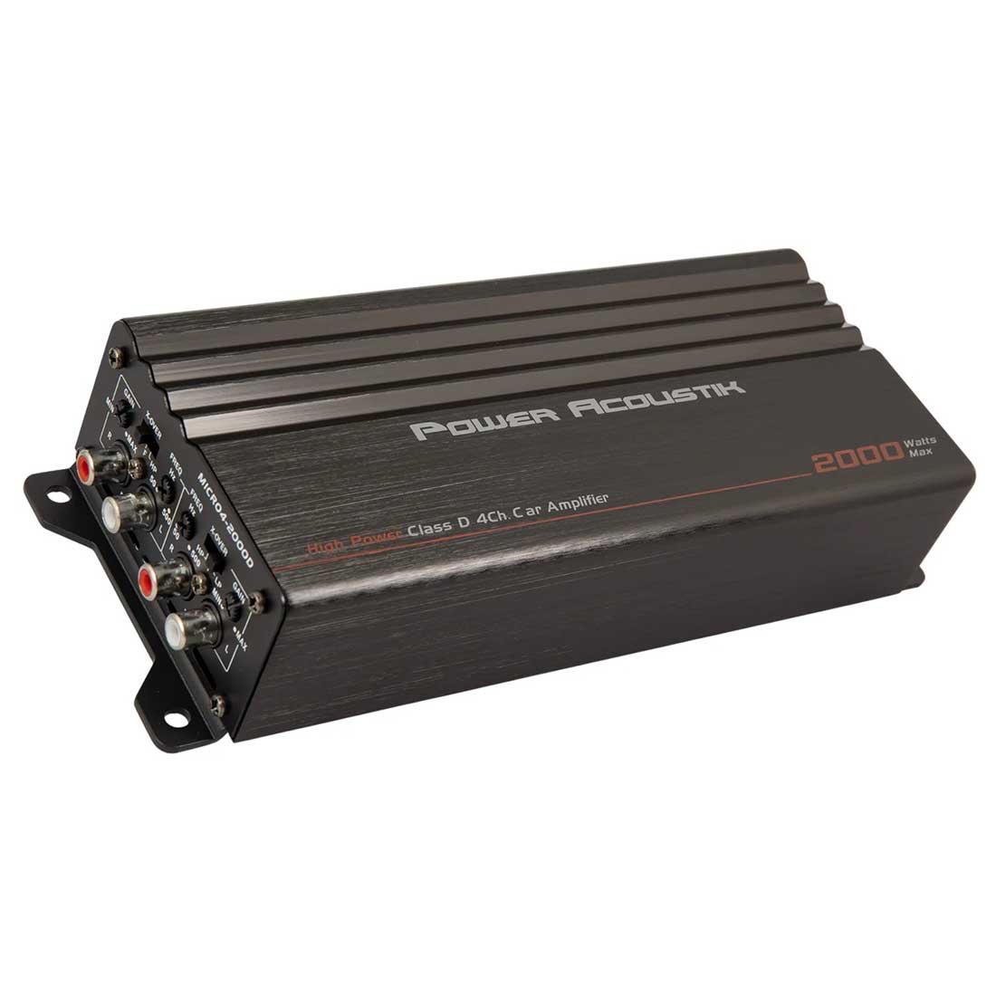 Power Acoustik MICRO4-2000D 4-Channel 2000W Max Class-D Full-Range Amplifiers