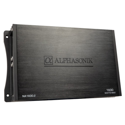 Alphasonik NA1600.2 Neuron Series 2-Channel 1600W Max Class-A/B Car Amplifier