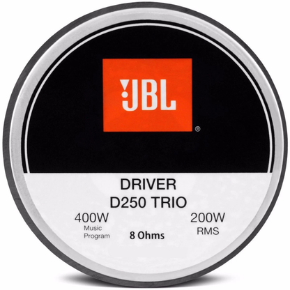 JBL D250 TRIO 1" 400W Max 8-Ohms Screw-On Phenolic Horn Driver (Single)