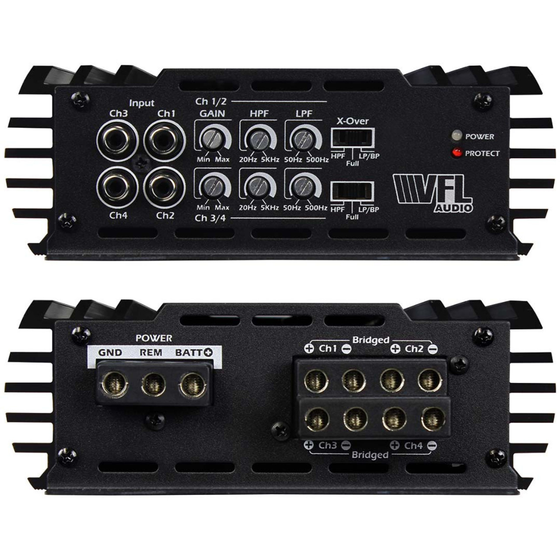 American Bass VFL Hybrid 150.4 150W x 4 4-Channel Class-D Amplifier HYBRID-150.4