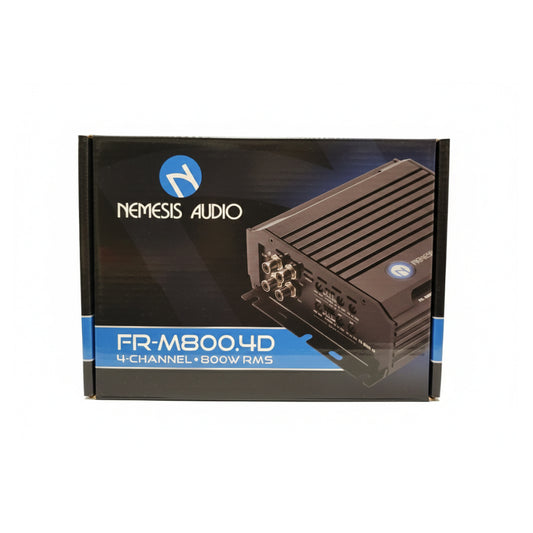 Nemesis Audio FR-M800.4D 4-Channel 800W RMS Class-D Car Compact Amplifier