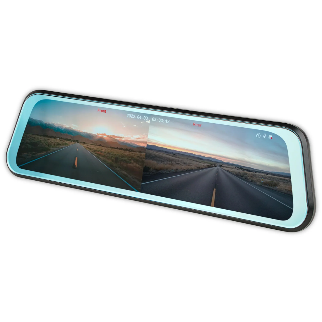Pipeman's IS-RVDVR-99 9.66" Rear-View Mirror Monitor w/ Digital Video Recorder