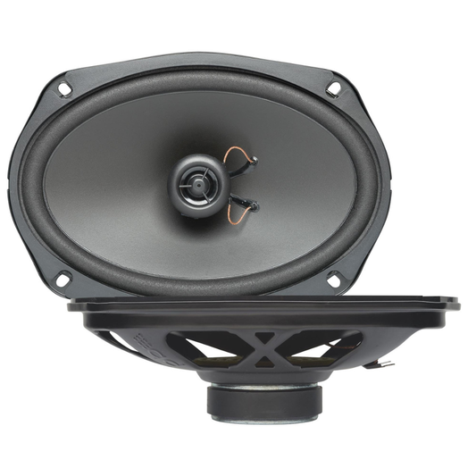 PowerBass PS-692 6" x 9" 40W RMS 4-Ohms Shallow Mount Coaxial Speakers (Pair)