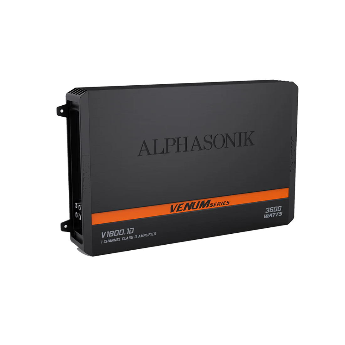 Alphasonik V1800.1D 1-CH Monoblock 3600W Class-D Amplifier w/ Remote Bass Knob