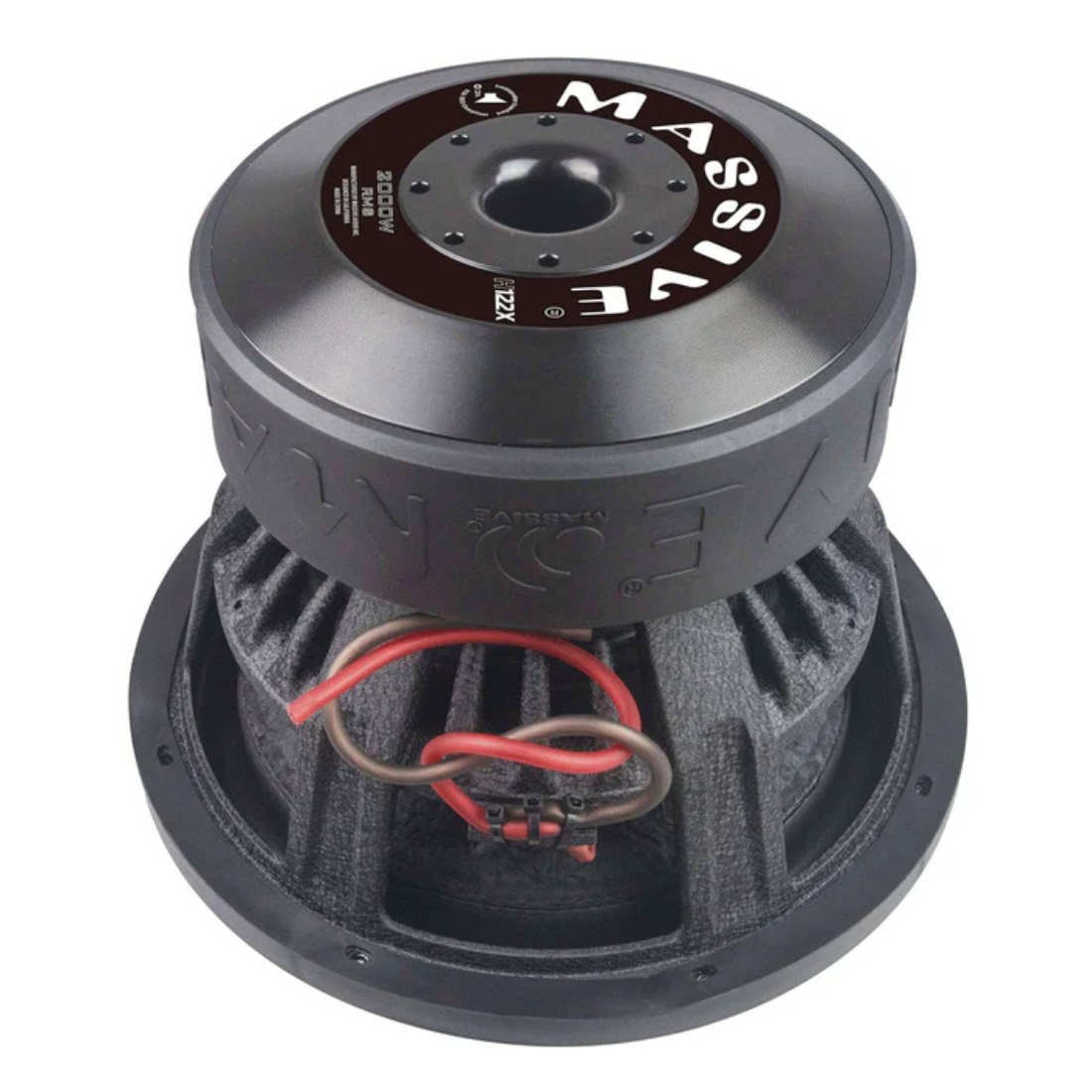 Massive Audio H122X 12" 4000W Peak 3" Dual 2-Ohm Voice Coil DVC Car Subwoofer