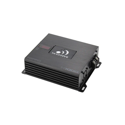 Massive Audio H1000 1-CH Monoblock 1050 Watts RMS @ 1 Ohm Class-D Car Amplifier