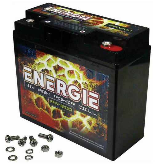 Energie PR1200 1200 Watt 12V AGM 18 Ah Capacity Power Cell Battery