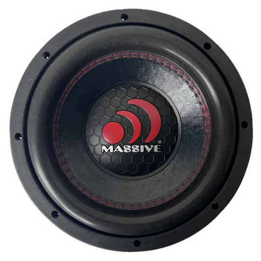 Massive Audio GTX104H 10" 1600W Peak Dual 4-Ohm Voice Coil DVC Car Subwoofer