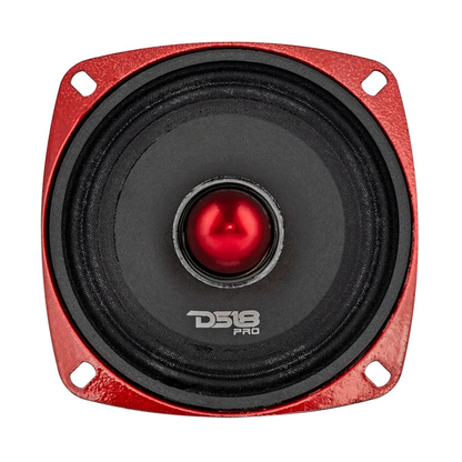 DS18 PRO-X4.4BMSL 4" 200W Max 4-Ohm Shallow Midrange Bullet Loudspeaker (Single)