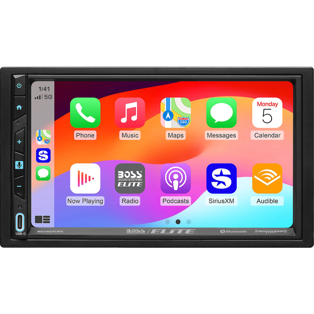 Boss Audio BE7ACP.WX 2-DIN 7" Touchscreen Digital Mechless Multimedia Receiver