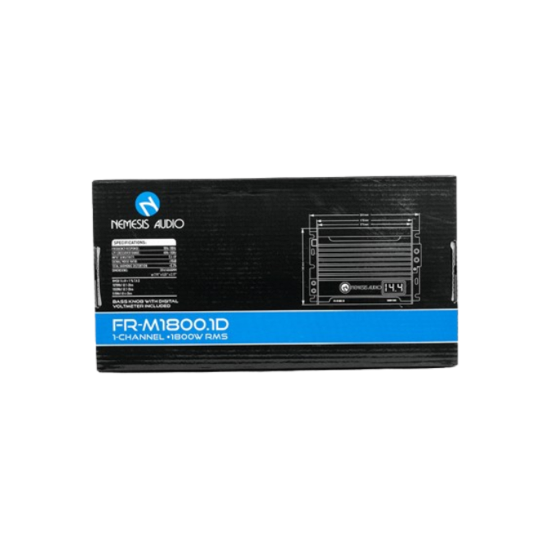 Nemesis Audio FR-M1800.1D Monoblock 1800W RMS 1-Ohm Stable Class-D Amplifier