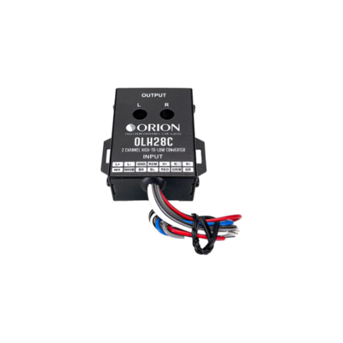 Orion OLH28C 2-Channel High to Low Converter w/ Built-In 12V Remote Level