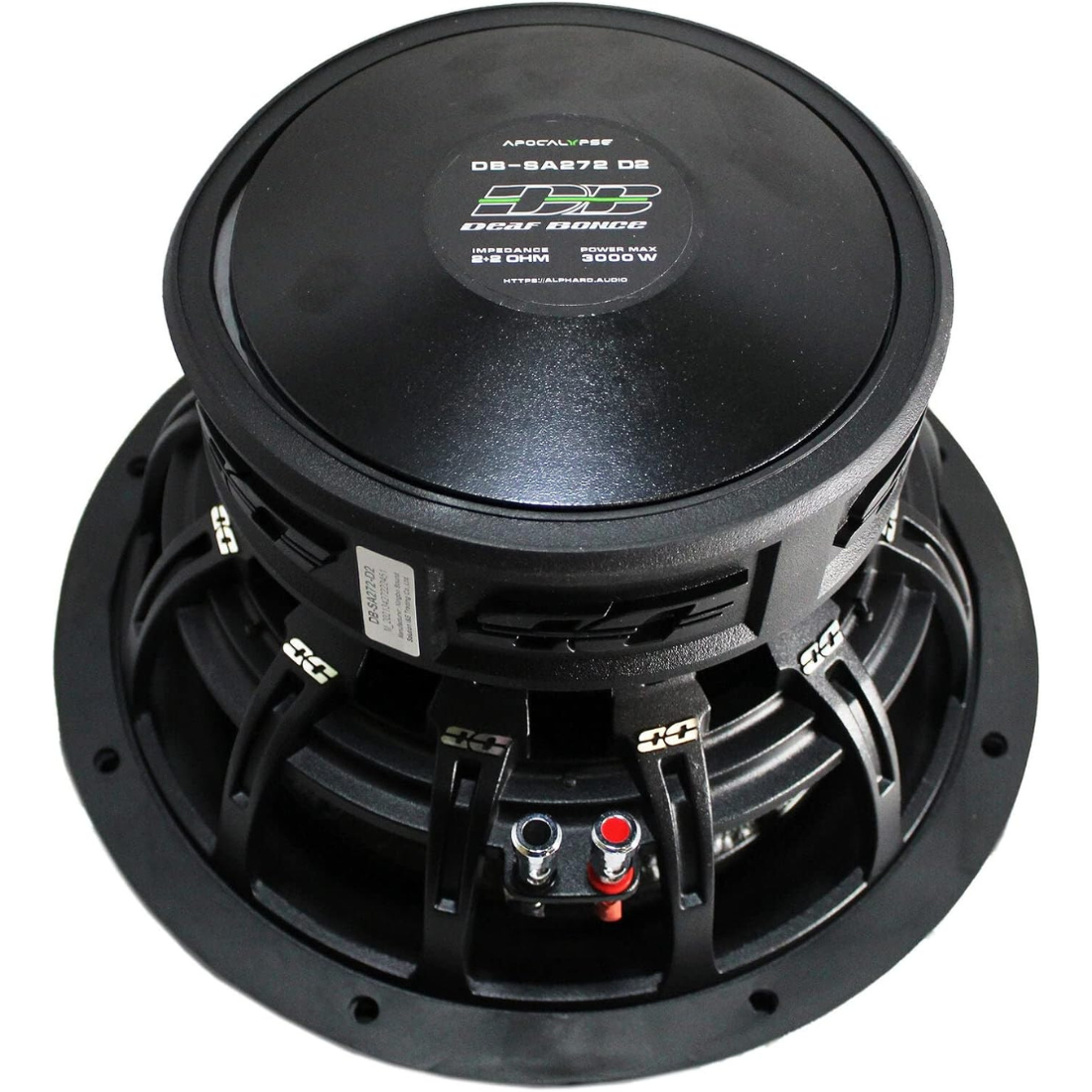 Deaf Bonce Apocalypse DB-SA272 D2 12" 3000W Max Dual 2-Ohm Voice Coil Subwoofer