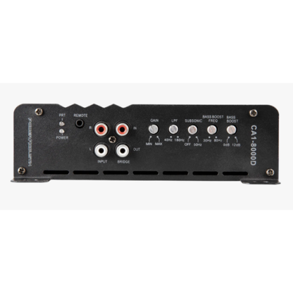Power Acoustik CA1-8000D 1-CH Monoblock 8000W Max Class-D Car Audio Amplifier