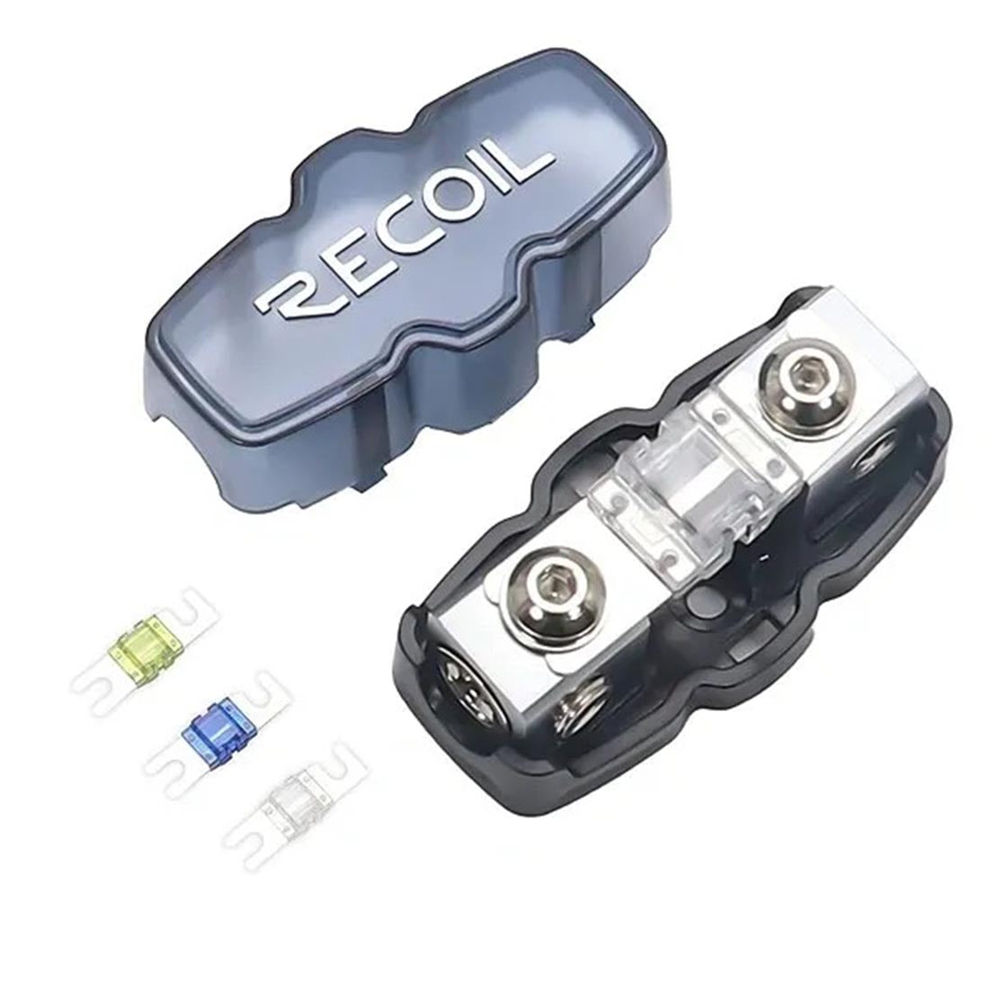 Recoil Audio SFH11 4 to 8 Gauge In & Out Mini-ANL Heavy-Duty Fuse Holder
