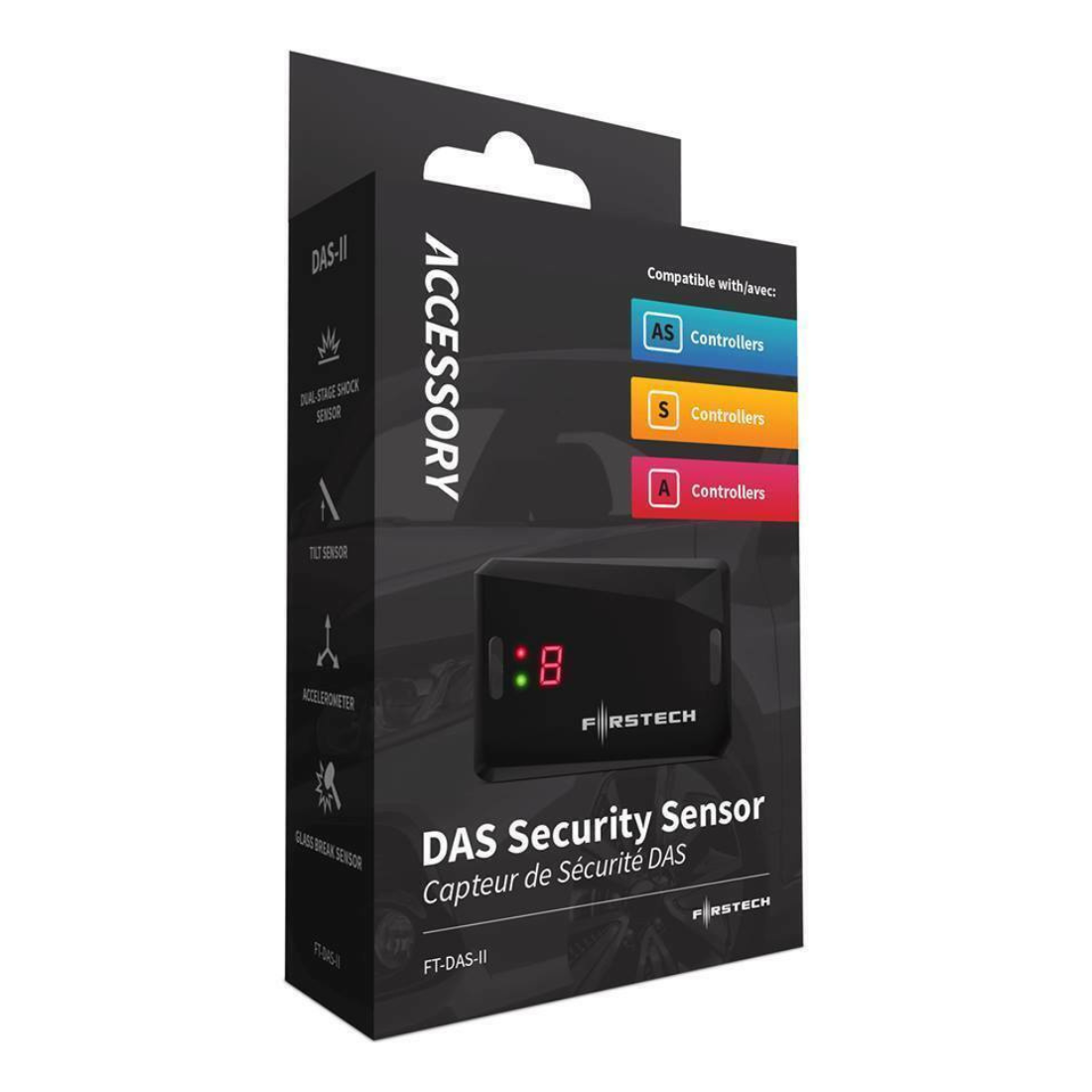 Compustar Firstech FT-DAS-II 4-In-1 DAS Security Sensor - Shock/Tilt/Glass-Break