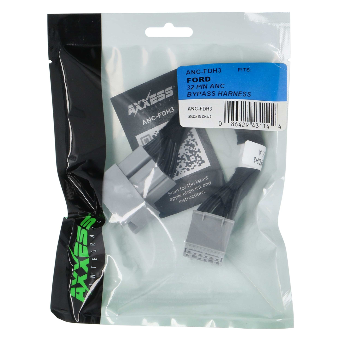 Axxess ANC-FDH3 Active Noise Cancelling Bypass Harness for Ford/Lincoln 2020-24
