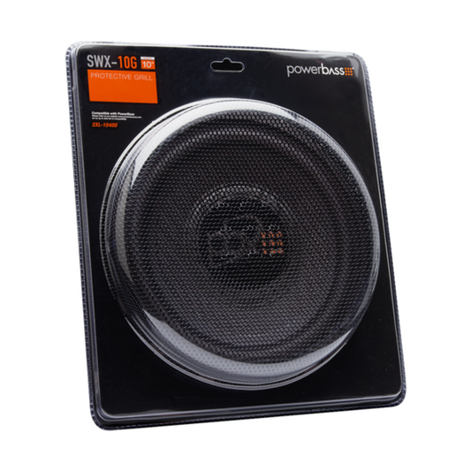 PowerBass SWX-10G 10" Black Steel Mesh Car Subwoofer Grill for 2XL-1040D
