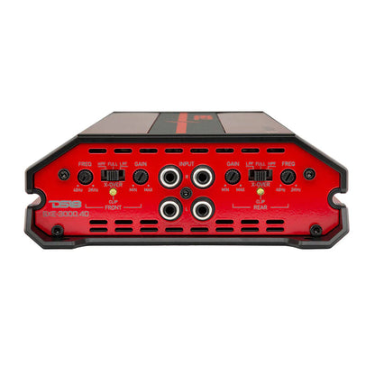 DS18 SXE-3000.4D/RD 4-Channel 3000W Peak Class-D Full Range Car Amplifier (RED)