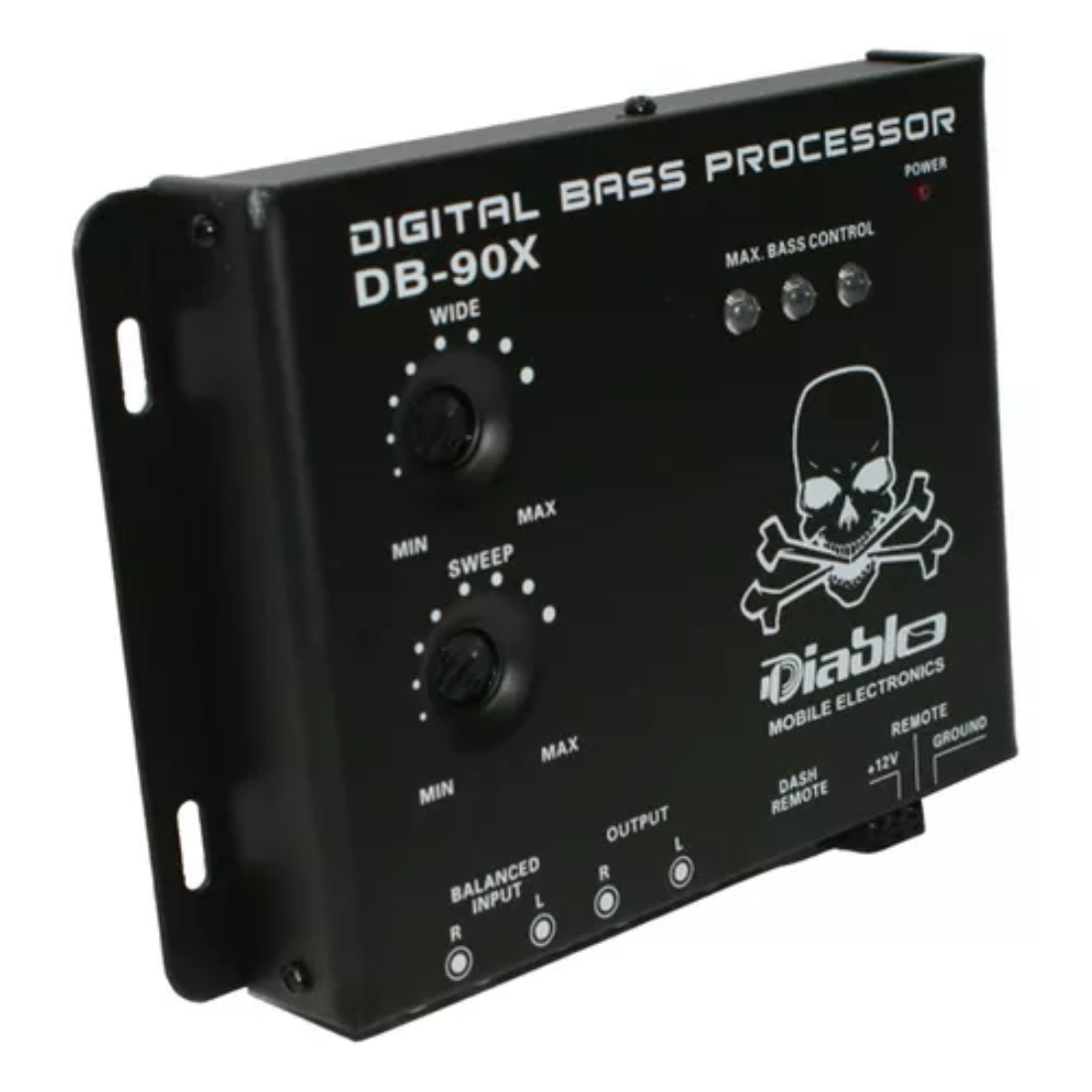 Diablo DB-90X Car Audio Digital Bass Processor w/ Dash Mount Remote Control