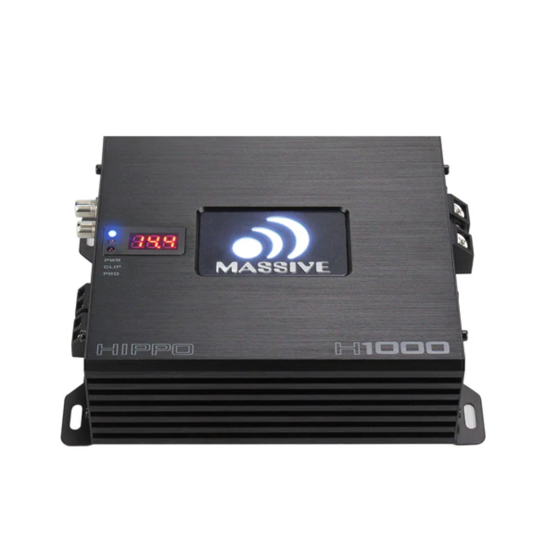Massive Audio H1000 1-CH Monoblock 1050 Watts RMS @ 1 Ohm Class-D Car Amplifier