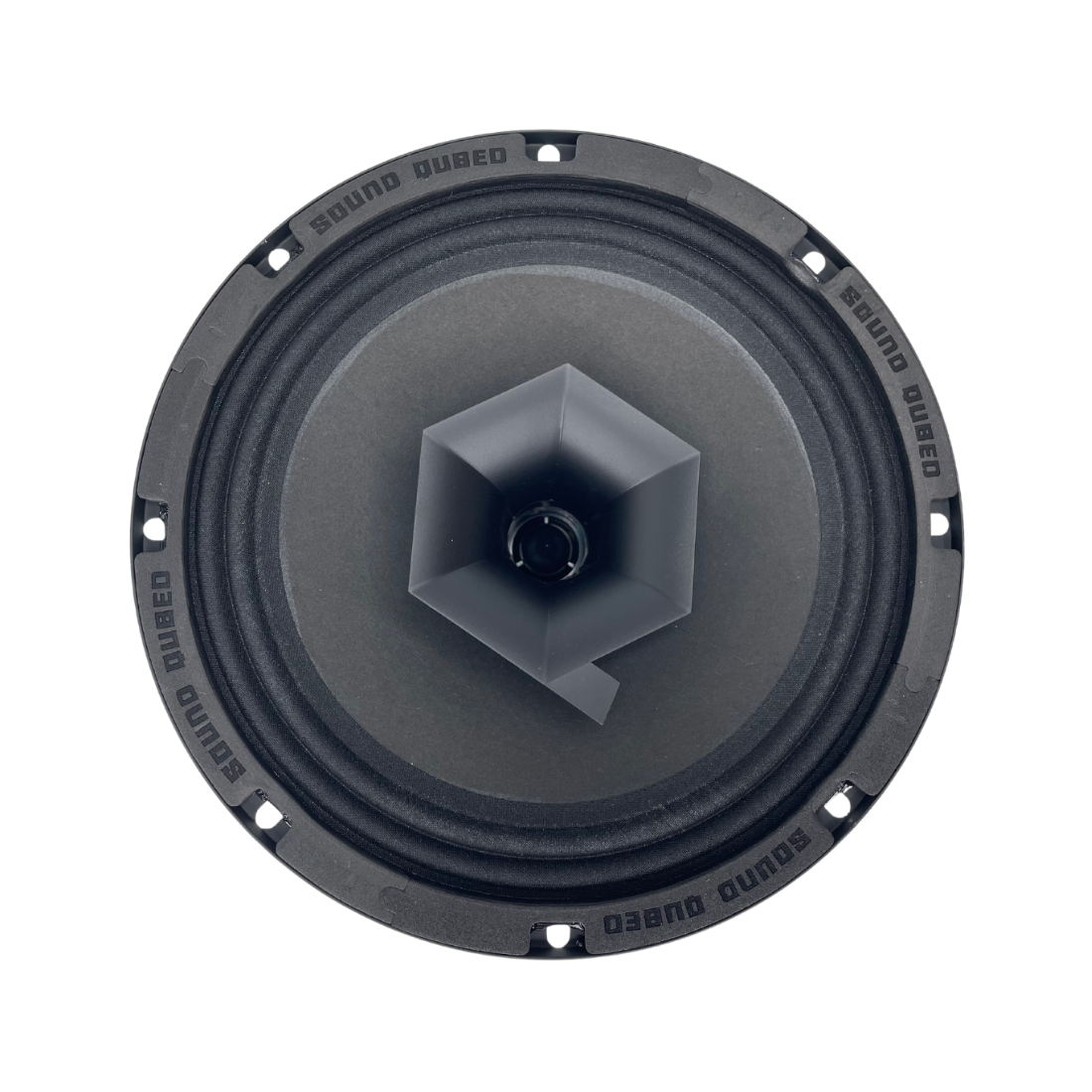 SoundQubed BGS-CX84SL 8" 400W Max 4-Ohm Car Coaxial Slim Loudspeaker (Single)