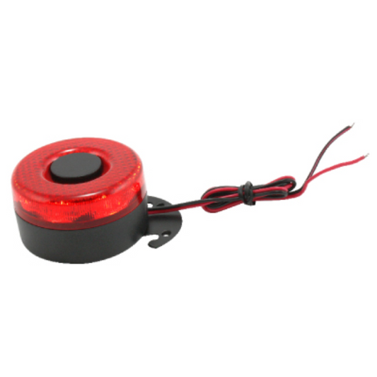 12 Volt Red LED Backup Light And Beeping Alert Sound