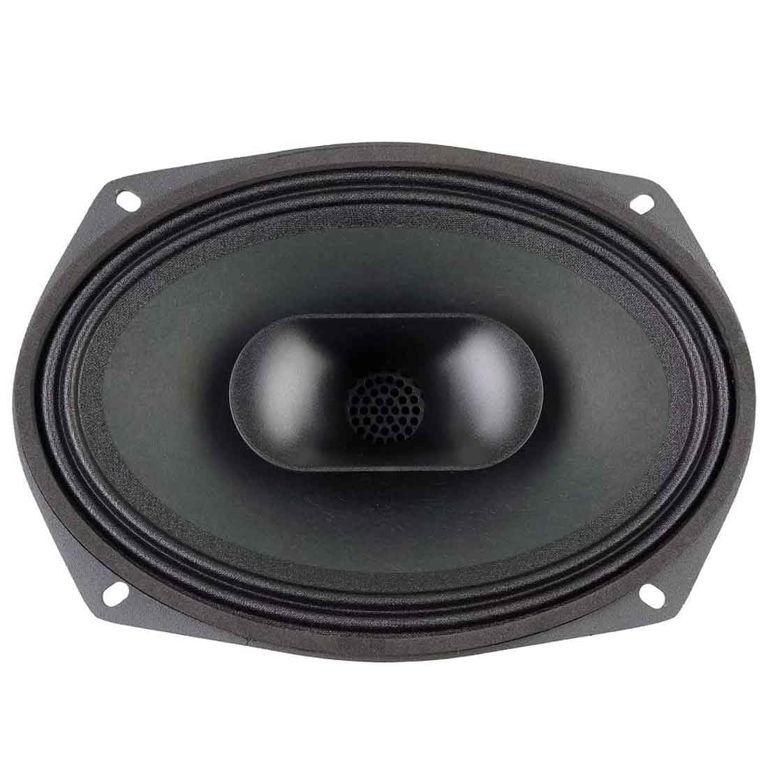 Blaupunkt MPH69 6" x 9" 500W Max 4-Ohm Car Pro Full Range Coaxial Horn Speakers
