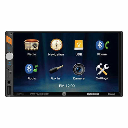 Dual Electronics XVM279NAV 2-DIN 7" Digital Multimedia Receiver w/ Navigation