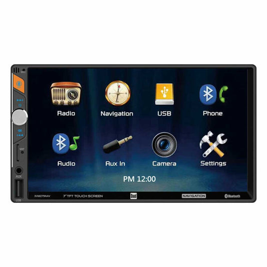 Dual Electronics XVM279NAV 2-DIN 7" Digital Multimedia Receiver w/ Navigation