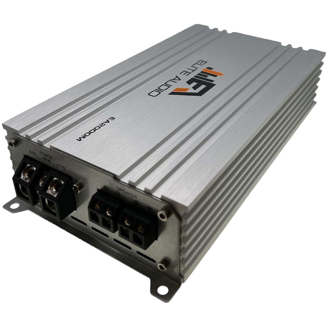 Elite Audio EA2000M 1-CH Monoblock 1000W@1-Ohm Car Amplifier w/ Remote Bass Knob