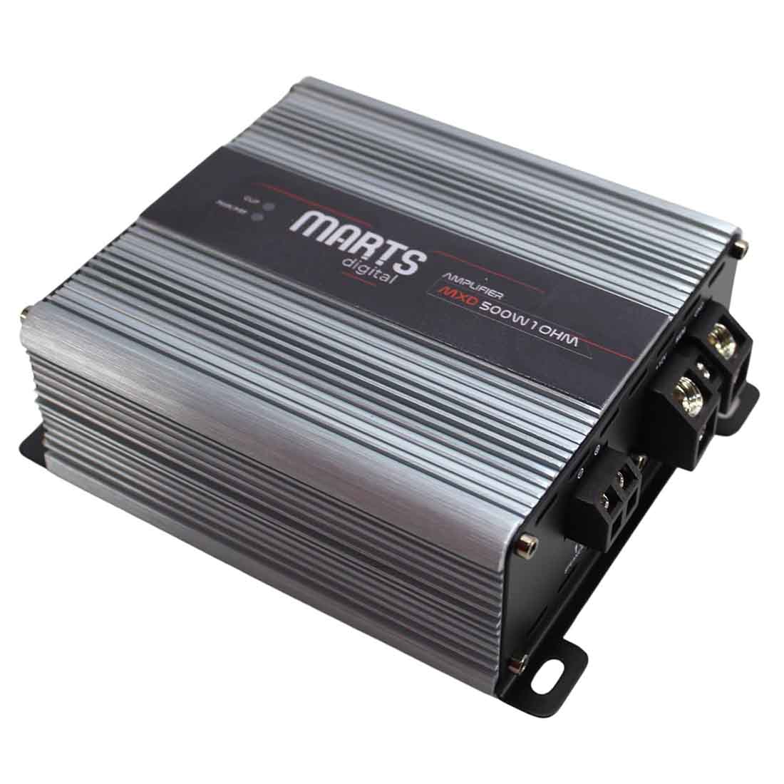 Marts Digital MXD 500 1-OHM 1-Ch Monoblock 500W Full Range Class-D Car Amplifier