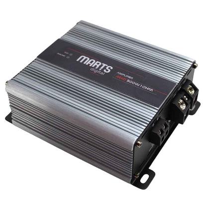Marts Digital MXD 500 1-OHM 1-Ch Monoblock 500W Full Range Class-D Car Amplifier