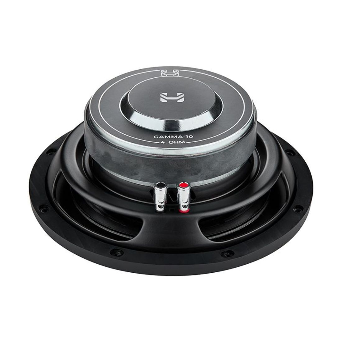 Black Hydra GAMMA-10 10" 800W Max Single 4-Ohm Voice Coil SVC Car Subwoofer