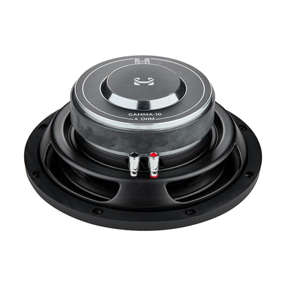 Black Hydra GAMMA-10 10" 800W Max Single 4-Ohm Voice Coil SVC Car Subwoofer