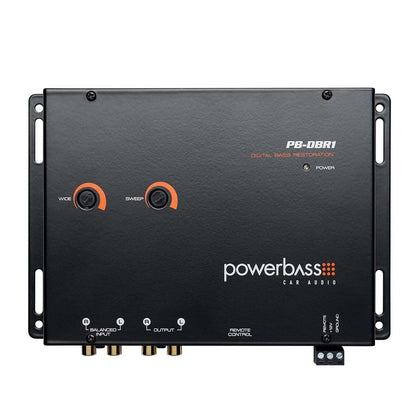 PowerBass PB-DBR1 Digital Bass Restoration Processor w/ Remote Control Knob