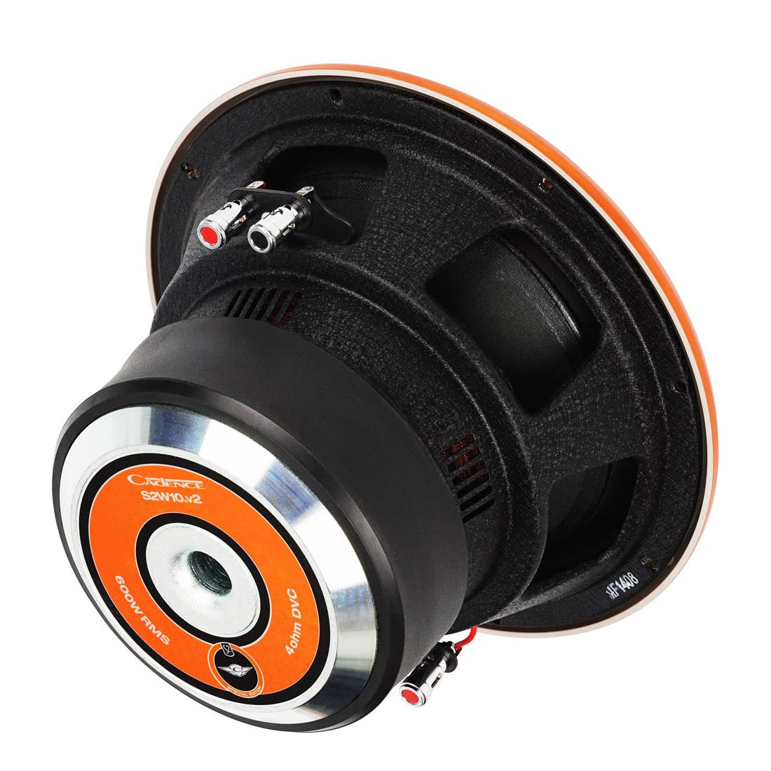 Cadence S2W10D4V2 10" 1200W Max Dual 4-Ohm Voice Coil DVC Car Audio Subwoofer