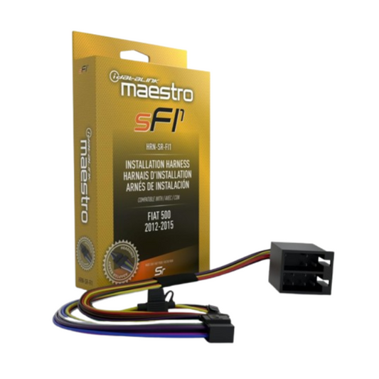 iDatalink Maestro HRN-SR-FI1 Installation T-Harness for Select Fiat 500 2012-15