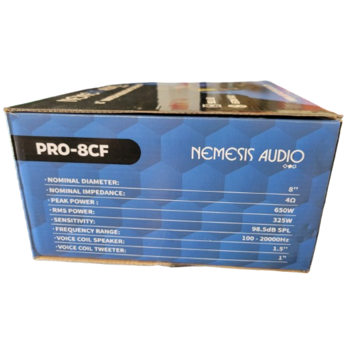 Nemesis Audio PRO-8CF 8in Water Resistant Speaker 650W Peak 4 Ohm High SPL