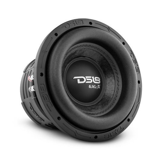 DS18 EXL-8.4D 8" 1200W Max Dual 4-Ohm Voice Coil DVC Car Audio Subwoofer